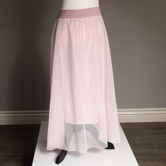 NWT ALFANI Lilac MIDI MESH MIDI SKIRT   - XL - Picture 3 of 6